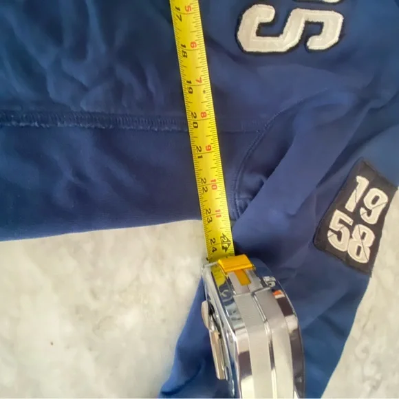 Blue Dodgers Zip-Up Hoodie Jacket VINTAGE STYLE